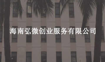 海南弘微創(chuàng)業(yè)服務有限公司